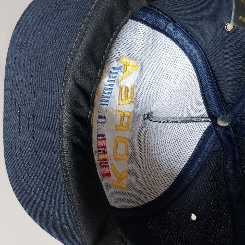 Korea Veteran Military Flat Bill Snapback Eagle Crest Hat Made USA NWOT - Picture 4 of 7